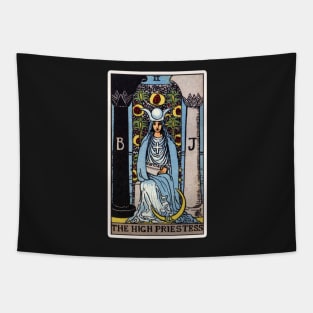 II. The High Priestess Tarot Card Tapestry