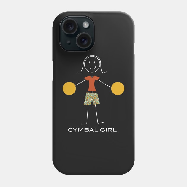 Funny Womens Cymbal Design Phone Case by whyitsme