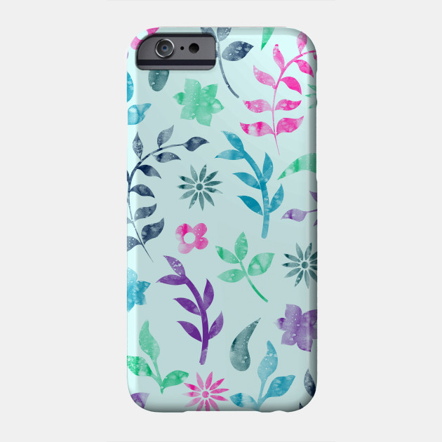 Colorful Seamless Florals Leaves Pattern 13