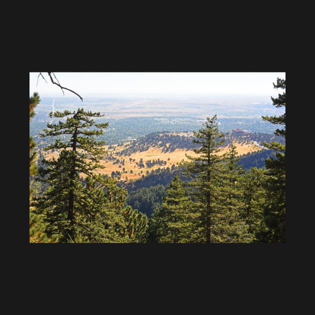 The view from the Flatirons Looking down on Boulder, CO by WayneOxfordPh