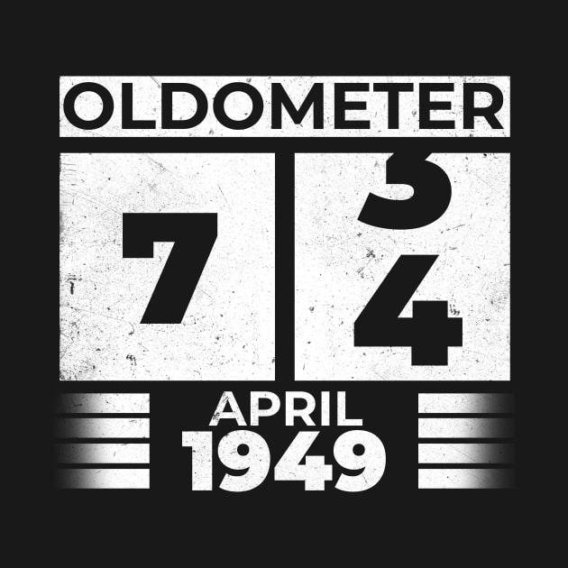 Oldometer 74 Years Old Born In April 1949 by RomanDanielsArt