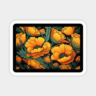 California Poppies Magnet