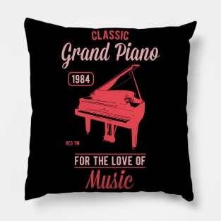 Classic Grand Piano Pillow