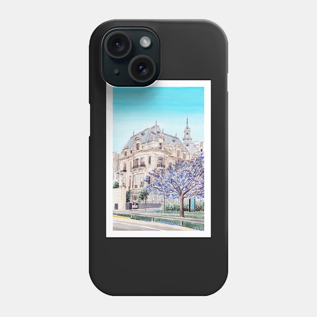 Argentina, Palacio Ortiz Basualdo Phone Case by NorrskenArt