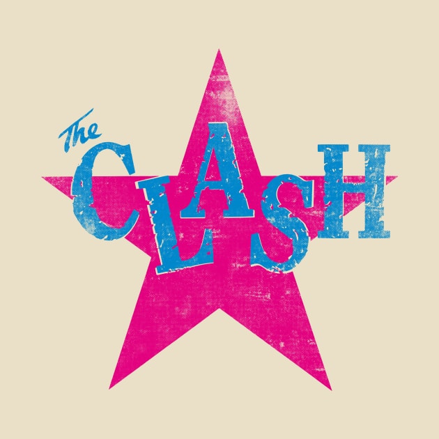 the clash star graphic by HAPPY TRIP PRESS