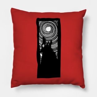 Howling wolf Pillow