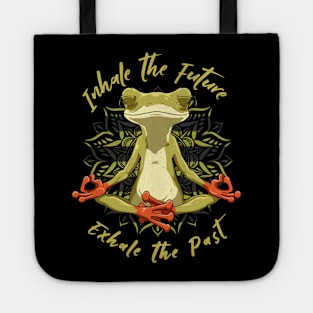 Yoga Frog Mandala - Inhale The Future Tote