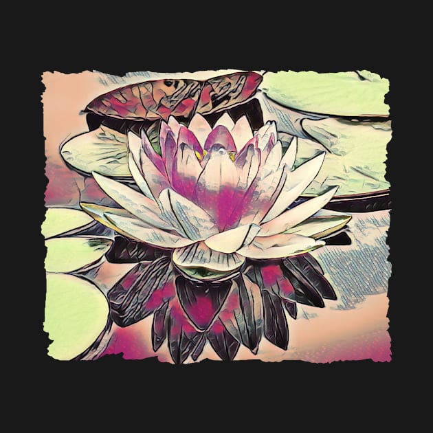 Oriental Lotus Flower by PhotoArts