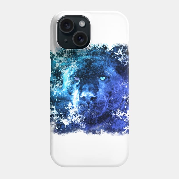 Panther Design Phone Case by SueNordicDesigns