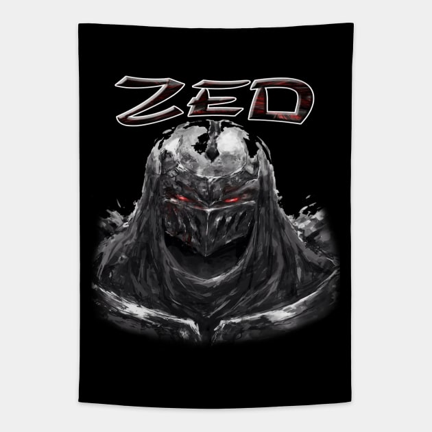 Zed Tapestry by hamada_pop