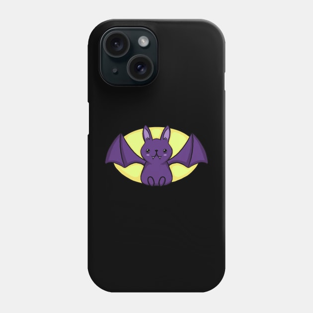 Bat Kawaii Man Phone Case by Sweet Kawaii