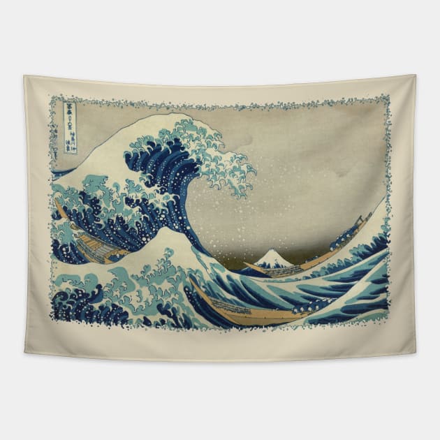 The Great Wave by Katsushika Hokusai Great Wave Tapestry