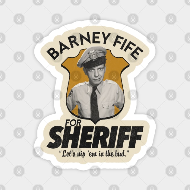 Barney Fife For Sheriff Magnet by darklordpug