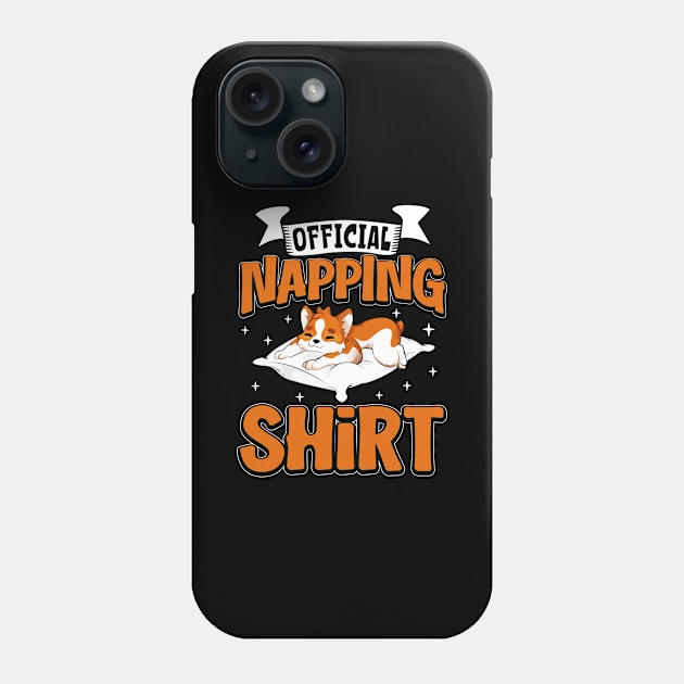 Corgi - Official Napping Phone Case by Modern Medieval Design