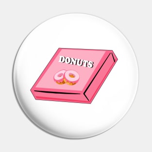 Box of Pink Donuts Pin