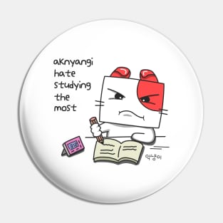 I hate studying the most - aknyangi, cat miaw lovers Pin