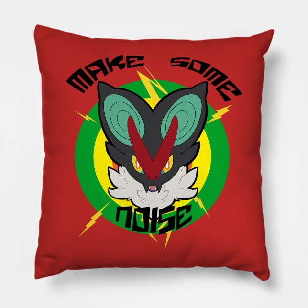 Make Some Noise Pillow by LordressViper