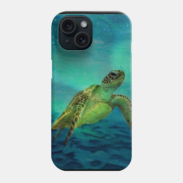 Sea Turtle Phone Case by teenamarie23art