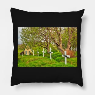 Hof Turf Church & Cemetery Pillow