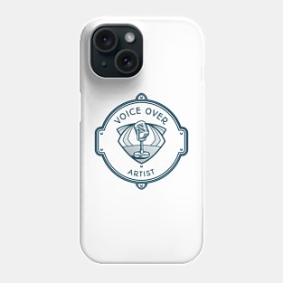 voice over artist - plaque design Phone Case