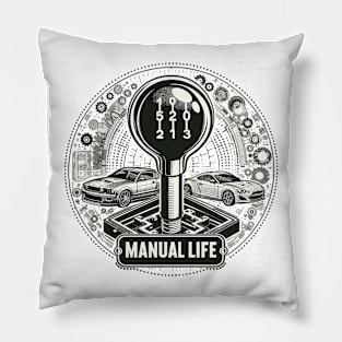 Manual gear shift Pillow