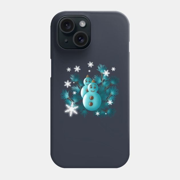 New year ornaments toys Phone Case by maryglu