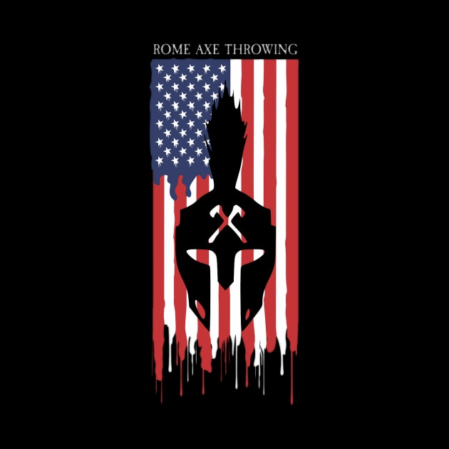 The Axe Shoppe | Rome Axe Throwing American Flag by The Axe Shoppe