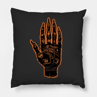 Halloween Palmistry Pillow