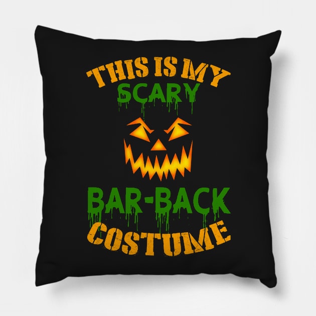 This Is My Scary Bar-back Costume Pillow by jeaniecheryll