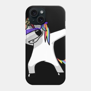 dabbing unicorn Phone Case