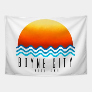 Boyne City Sunset Tapestry