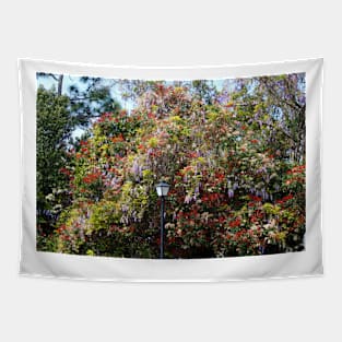 Blossoms And Lamp Tapestry