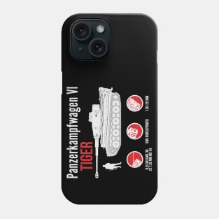 German heavy tank Pz-VI Tiger Phone Case