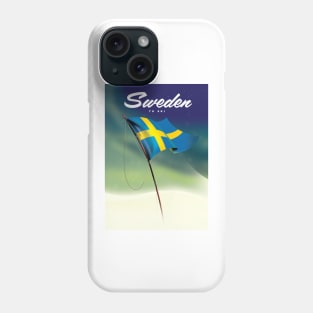 Sweden Travel poster Phone Case