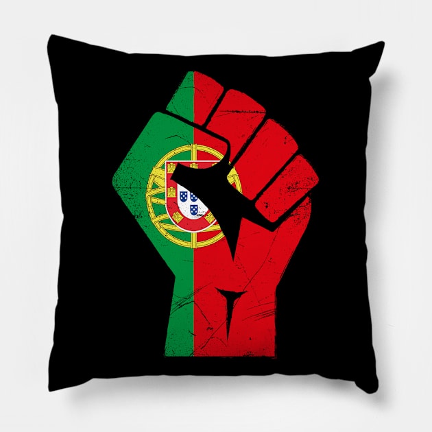 Portugal Pride - National Flag Travel Souvenir Pillow by bluerockproducts