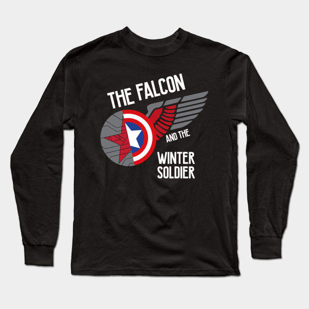 The Falcon The Winter Soldier The Winter Soldier Bucky Long Sleeve T Shirt Teepublic