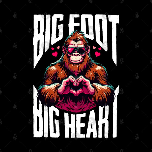 Sasquatch Big Foot  Big Heart by DigitalNerd