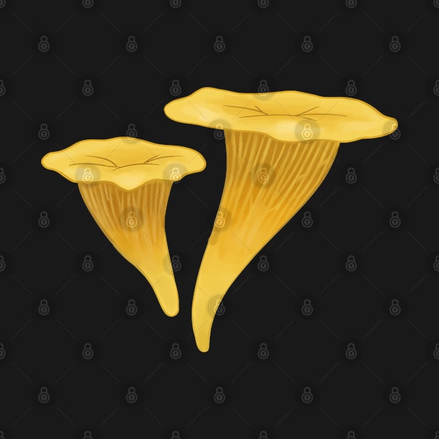 Chanterelle Mushroom by Snoozy