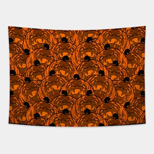 Halloween Pumpkin Pattern Tapestry