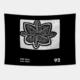 The Fall / Code Selfish / Minimalist Graphic Artwork Design Tapestry