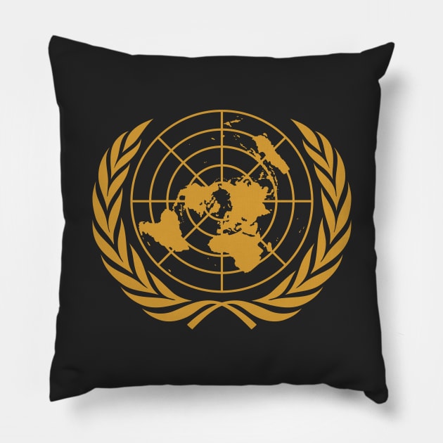 Emblem of the United Nations Pillow by Flags of the World