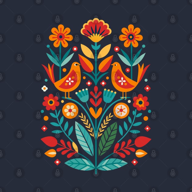 Romanian Folklore Floral Design by craftydesigns