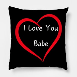 I Love You Baby Pillow