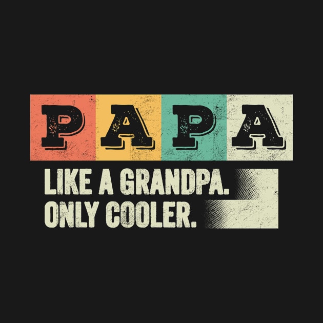 PAPA - like a grandpa only cooler Vintage by CreativeSalek