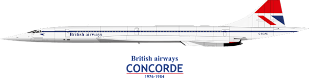 British Airways Concorde 1976 To 1984 Kids T-Shirt by SteveHClark