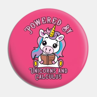 Powered by Unicorns and Calculus Pin