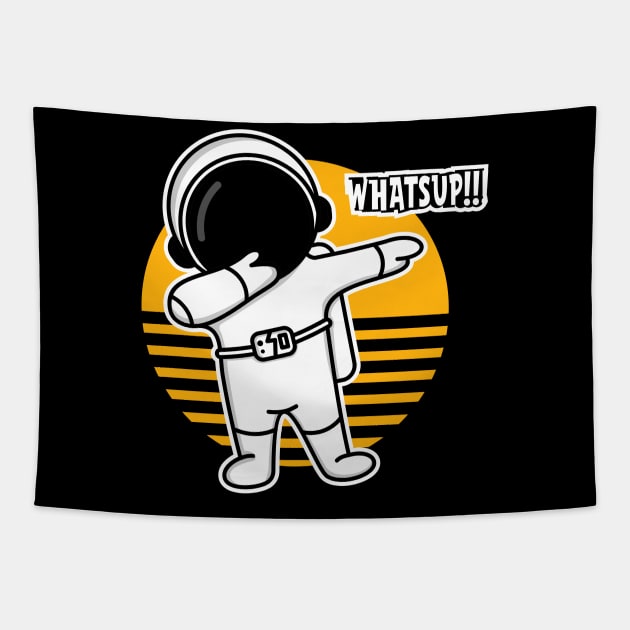 STYLISH ATRONAUT Tapestry by Tekate