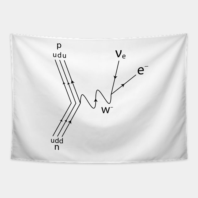 Feynman Diagram Tapestry by ScienceCorner