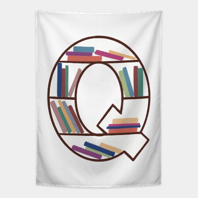 Q Bookcase Tapestry by SRSigs