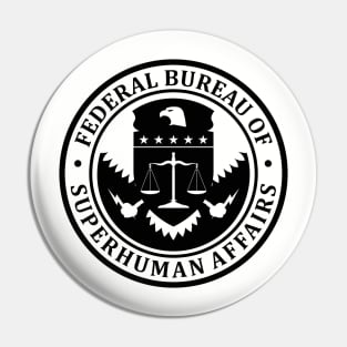 Bureau Of Superhuman Affairs Pin